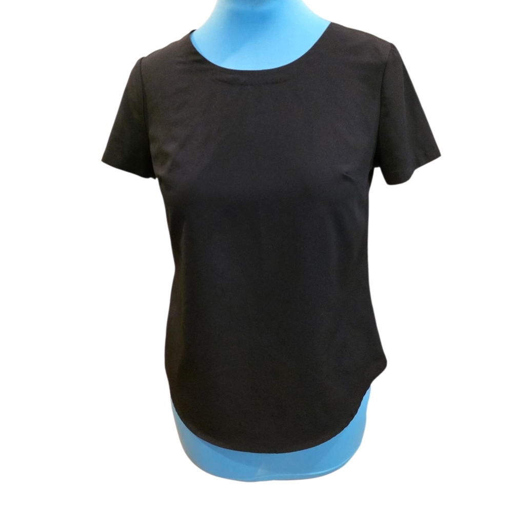 Merona – Top – Size Medium – Black – Button and Loop Closure